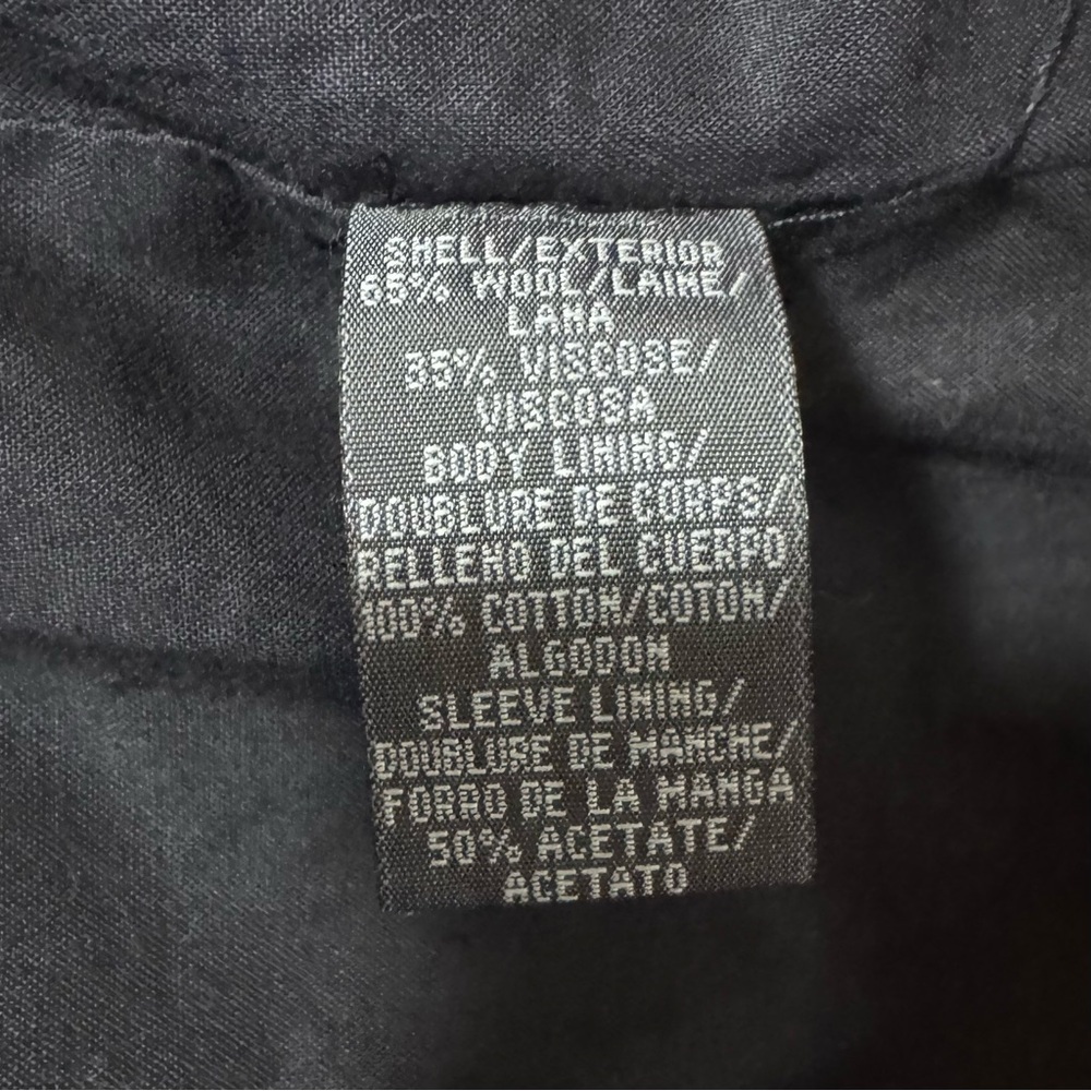 Kenneth Cole Reaction (EUC) Men’s Wool Blend Coat Size Large - Picture 7 of 9